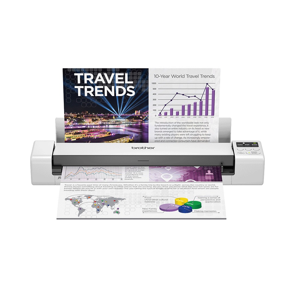 Brother DS-940DW Sheet-fed Scanner, A4, 600x600 DPI, Colour Duplex, Wi-Fi, USB 3.2, Black/White Brother DS-940DW Sheet-fed Scanner, A4, 600x600 DPI, Colour Duplex, Wi-Fi, USB 3.2, Black/White