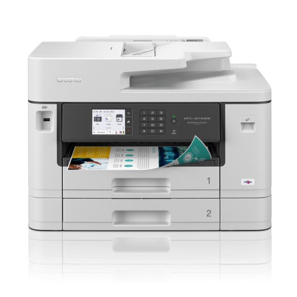 Brother MFC-J5740DW A3 Colour Inkjet Multifunction Printer with Wi-Fi, Duplex, White