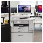 Brother MFC-J5955DW A3 Colour Inkjet Multifunction Printer with Wi-Fi, Duplex & ADF, Grey/White