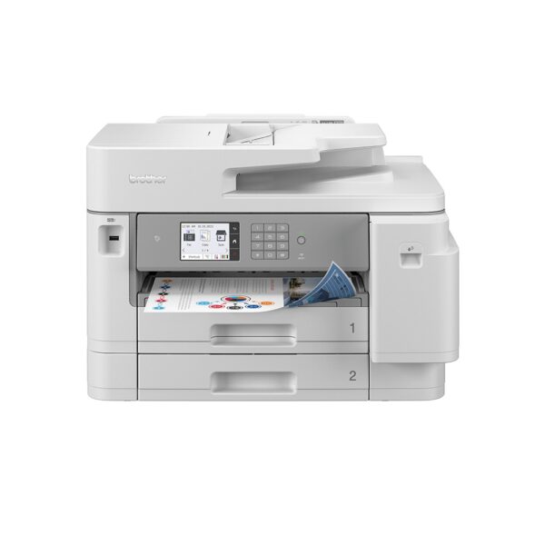 Brother MFC-J5955DW A3 Colour Inkjet Multifunction Printer with Wi-Fi, Duplex & ADF, Grey/White