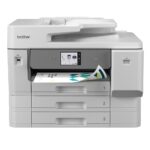 Brother MFC-J6977DW A3 Business Inkjet Multifunction Printer, Duplex, Wi-Fi, White/Grey
