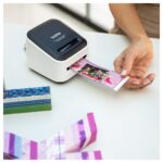 Brother VC-500W ZINK Colour Label Printer Wi-Fi USB Black White