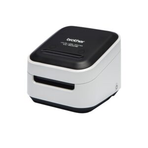 Brother VC-500W ZINK Colour Label Printer Wi-Fi USB Black White