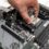 Installing an AMD Ryzen CPU into the motherboard socket while building a PC