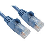 Cables Direct 0.5m Economy RJ-45 Male to RJ-45 Male 10/100/1000Base-T(X) Network Cable Blue