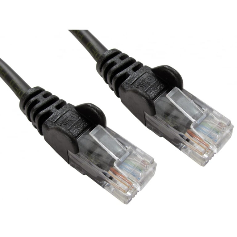 Cables Direct 0.5m RJ-45 to RJ-45 Economy 10/100 Network Cable Black