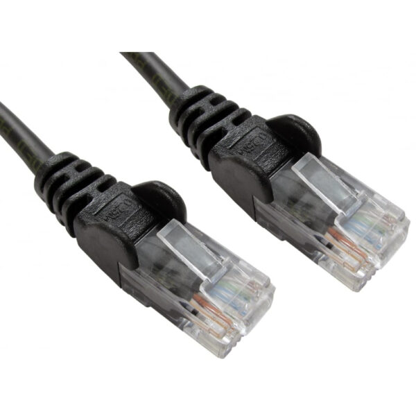 Cables Direct 2m Economy 10/100 Networking Cable RJ-45 to RJ-45 Black