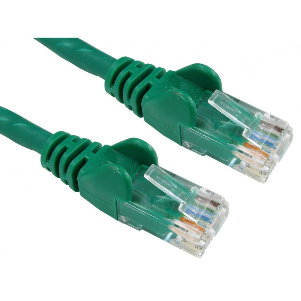 Cables Direct 2m Economy Gigabit Networking Cable - Green, RJ-45 to RJ-45, U/UTP CCA Cables Direct 2m Economy Gigabit Networking Cable - Green, RJ-45 to RJ-45, U/UTP CCA