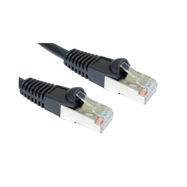 Cables Direct 3m Cat5e F/UTP (FTP) RJ-45 to RJ-45 Ethernet Cable Black