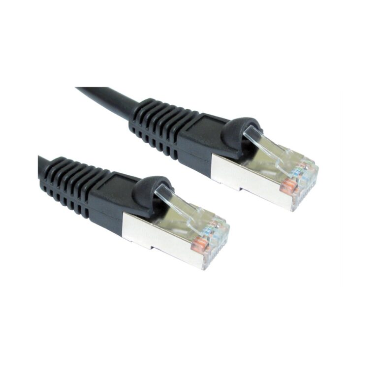 Cables Direct 3m Cat5e F/UTP (FTP) RJ-45 to RJ-45 Ethernet Cable Black