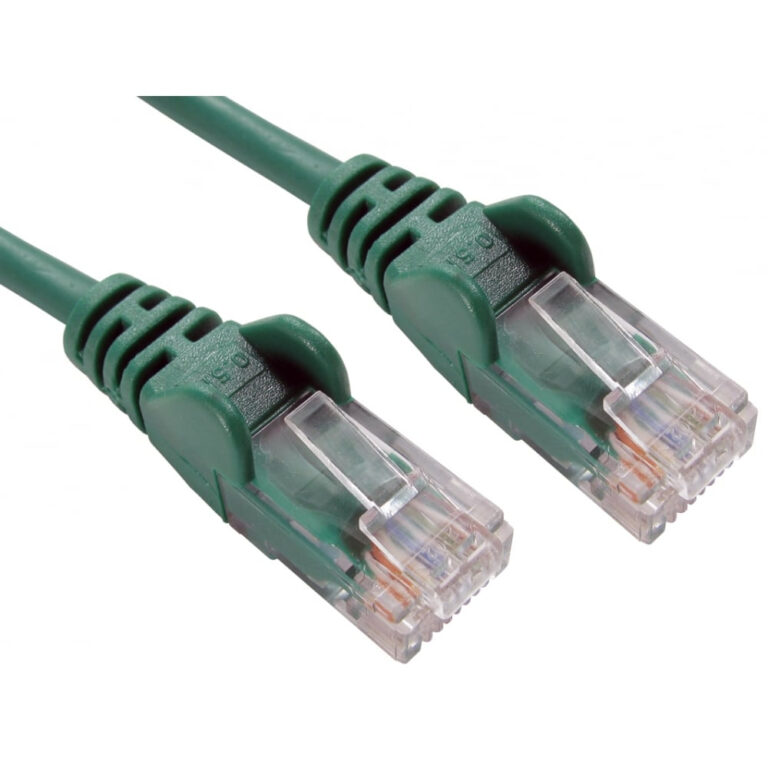 Cables Direct 3m Economy RJ-45 to RJ-45 Cat5e Networking Cable Green