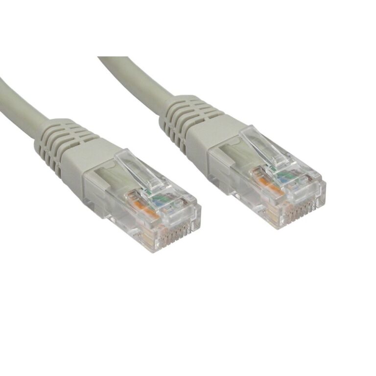 Cables Direct 5m Cat6 U/UTP RJ-45 Male to RJ-45 Male Networking Cable Grey