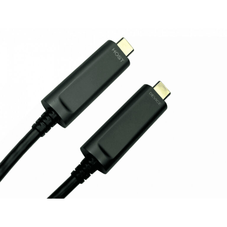 Cables Direct AOCUSB3C-010 USB-C to USB-C Active Optical Cable 10m Black USB 3.2 Gen 1 (5Gbps)