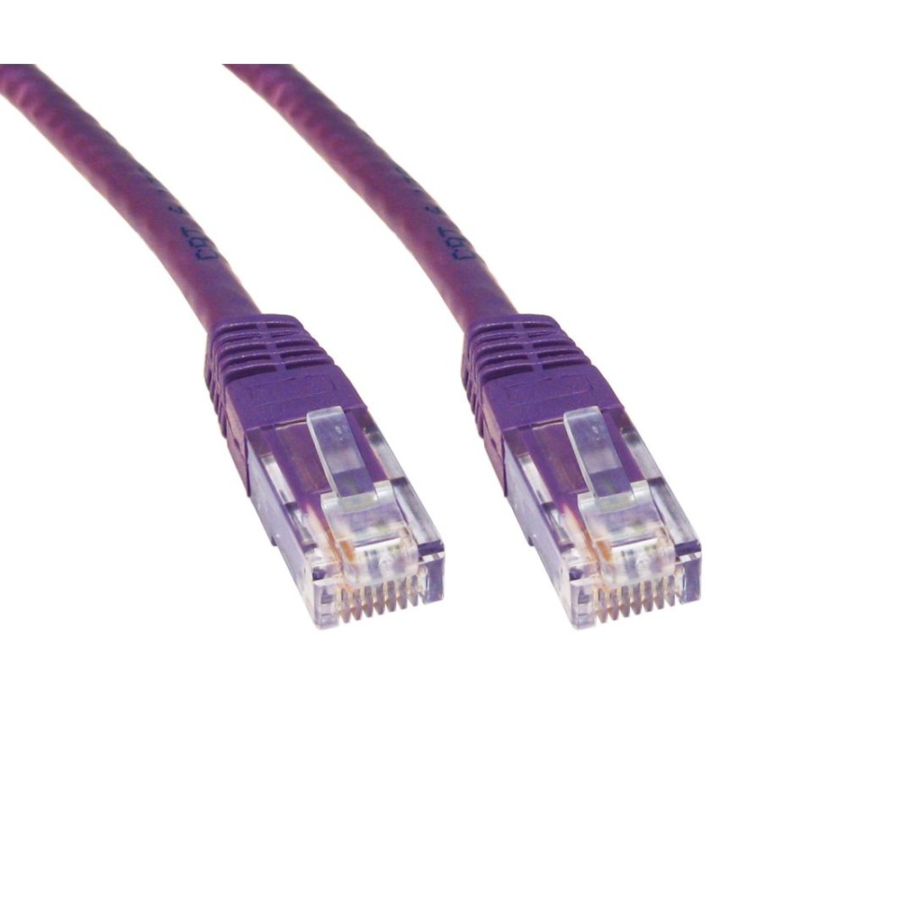 Cables Direct ERT-602V Cat6 U/UTP RJ-45 Male to RJ-45 Male Networking Cable 2m Violet Cables Direct ERT-602V Cat6 U/UTP RJ-45 Male to RJ-45 Male Networking Cable 2m Violet