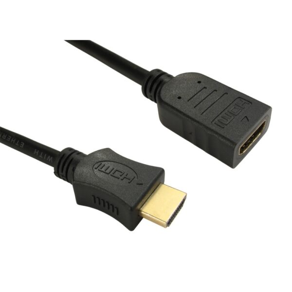 Cables Direct HDMI 1.4 Male to Female Extension Cable 5m Black