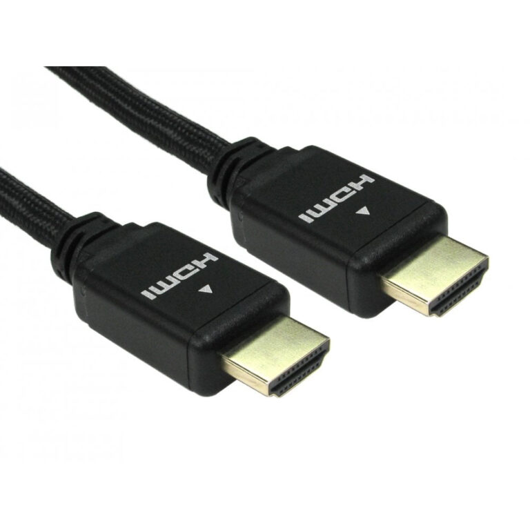 Cables Direct HDMI 2.1 Cable 2m Male to Male 48Gbps 8K120Hz/4K120Hz HDR Black