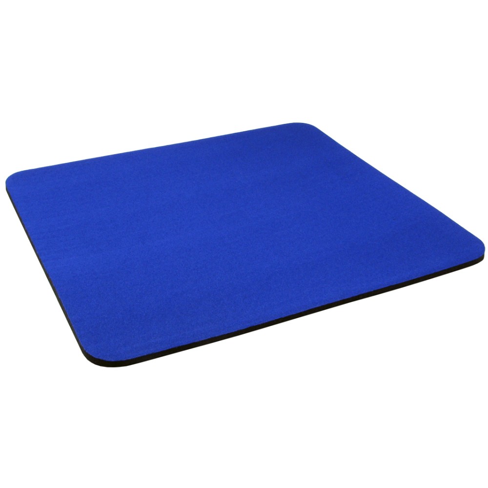 Cables Direct Mouse Mat, Non-Slip, 245 x 220 mm, 5.5mm Thick, Blue