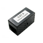 Cables Direct UT-899250CT6 RJ45 Cat6 Female to Female Ethernet Cable Gender Changer Black
