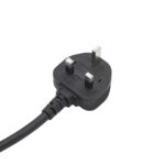 Connektgear 0.5m UK Mains Power Cable - BS 1363 Plug to C13 Coupler, Black