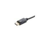 Connektgear 1m DisplayPort 1.2 Male to Male Cable, 4K 60Hz Gold Latching Connectors, Black