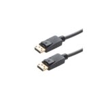 Connektgear 1m DisplayPort 1.2 Male to Male Cable, 4K 60Hz Gold Latching Connectors, Black