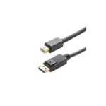 Connektgear 2m Mini DisplayPort to DisplayPort Cable, Male to Male, 4K @ 60Hz, Black