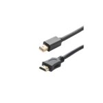 Connektgear 2m Mini DisplayPort to HDMI Male-Male Cable, Gold Connectors, 1920x1080 60Hz, Black