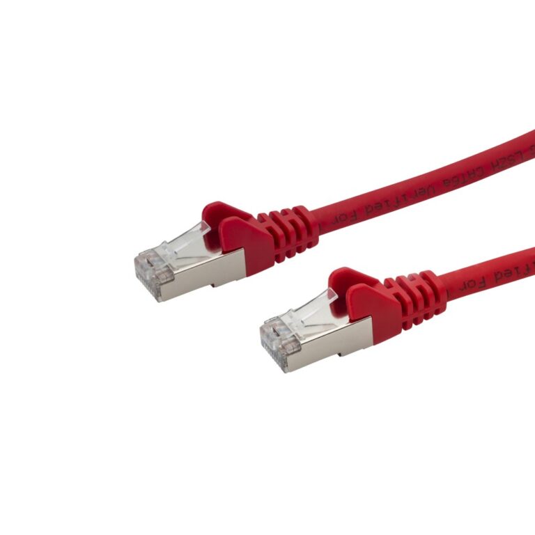 Connektgear 3m Cat6a S/FTP Stranded LSZH Network Cable RJ45 to RJ45 - Red