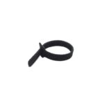 Connektgear Hook and Loop Cable Ties 200mm x 12mm - Black, Pack of 10
