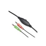 Connektgear HP503 Basic Stereo PC Headset with In-Line Microphone, Volume Control, 3.5mm, Black