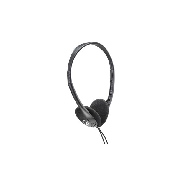 Connektgear HP503 Basic Stereo PC Headset with In-Line Microphone, Volume Control, 3.5mm, Black
