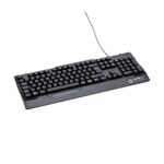 Connektgear KB235 Wired Standard UK Layout Keyboard & 3 Button Optical Mouse - Black