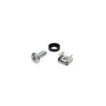 Connektgear M6 Cage Nuts & Screws Pack of 50, Metallic, RoHS & REACH Certified