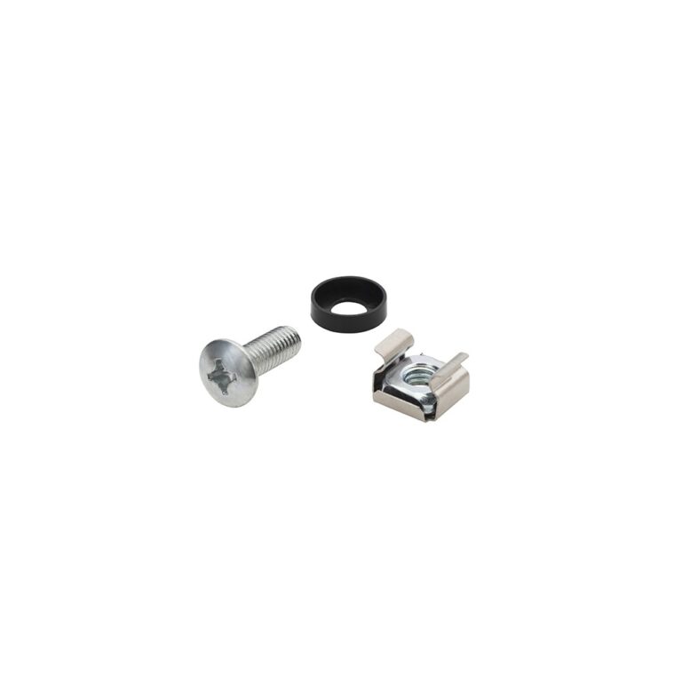 Connektgear M6 Cage Nuts & Screws Pack of 50, Metallic, RoHS & REACH Certified