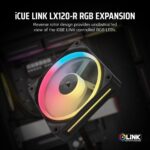 Corsair iCUE LINK LX120-R RGB 12cm Case Fan - Black