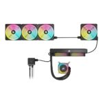 Corsair iCUE LINK QX120 RGB Computer Case Fan 12 cm PWM Magnetic Levitation Black, White