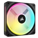 Corsair iCUE LINK QX120 RGB Computer Case Fan 12 cm PWM Magnetic Levitation Black, White