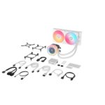 Corsair iCUE LINK TITAN 240 RX LCD All-in-One Liquid CPU Cooler 240mm White