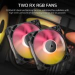Corsair iCUE LINK TITAN 240 RX LCD Liquid CPU Cooler 240mm IPS Display LGA 1851/1700 AM5/AM4 Black