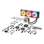 Corsair iCUE LINK TITAN 360 RX LCD 3x 12cm Fan Air CPU Cooler for LGA 1851/1700/AM4/AM5 - Black