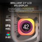 Corsair iCUE LINK TITAN 360 RX LCD All-in-one Liquid Cooler for LGA 1851/1700/AM4/AM5 - White