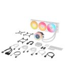 Corsair iCUE LINK TITAN 360 RX LCD All-in-one Liquid Cooler for LGA 1851/1700/AM4/AM5 - White