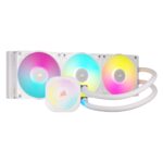 Corsair iCUE LINK TITAN 360 RX RGB All-in-One Liquid CPU Cooler LGA 1700/1851/AM4/AM5 White