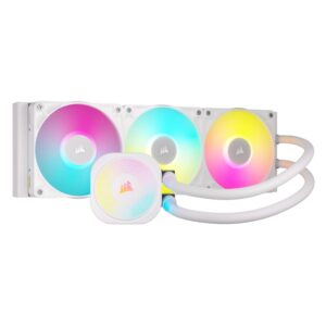 Corsair iCUE LINK TITAN 360 RX RGB All-in-One Liquid CPU Cooler LGA 1700/1851/AM4/AM5 White