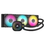 Corsair iCUE LINK TITAN RX RGB All-in-one Liquid CPU Cooler, 3x 12cm Fans, Black