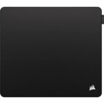 Corsair MM PRO Control Large Gaming Mouse Pad, Black, 4mm Thick, Stitched Edges, Washable
