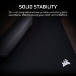 Corsair MM PRO Control Large Gaming Mouse Pad, Black, 4mm Thick, Stitched Edges, Washable