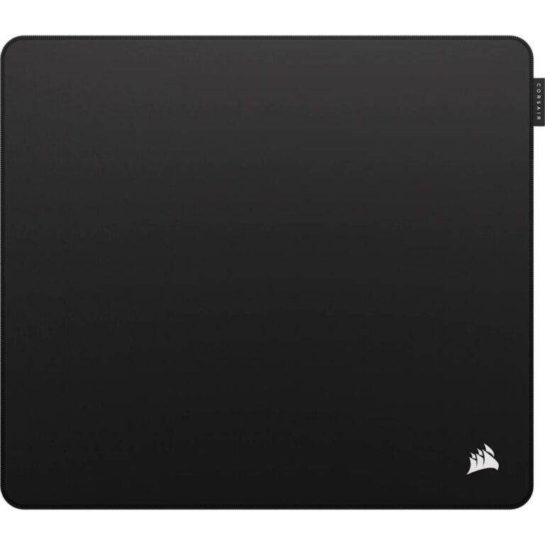 Corsair MM PRO Control Large Gaming Mouse Pad, Black, 4mm Thick, Stitched Edges, Washable