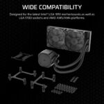 Corsair NAUTILUS 240 RS All-in-one Liquid CPU Cooler for LGA 1700/AM4/AM5, 2100 RPM, Black