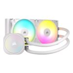 Corsair Nautilus 240 RS ARGB White Liquid CPU Cooler for LGA 1700, Socket AM4, Socket AM5